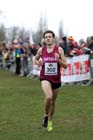 302 Kieran Clements in the Under-20 Men, McCain Inter Counties Cross Country, Cofton Park, Birmingham.